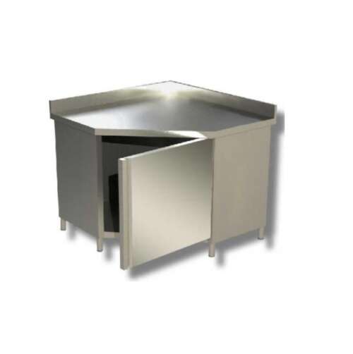 Stainless Steel Corner Cabinet