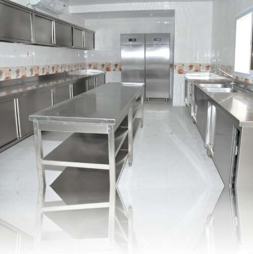 Stianless Steel Villa Kitchen